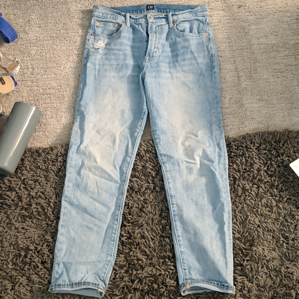 GAP Mid-Rise Girlfriend Jeans
